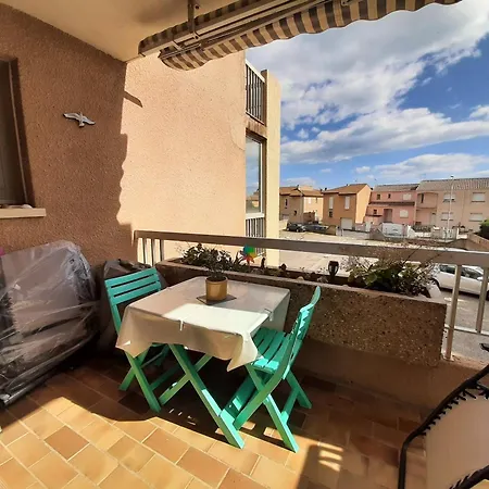 Valras-plage: 4 Pers, Clim, Parking Prive, Proche - Fr-1-781-56 Apartment *